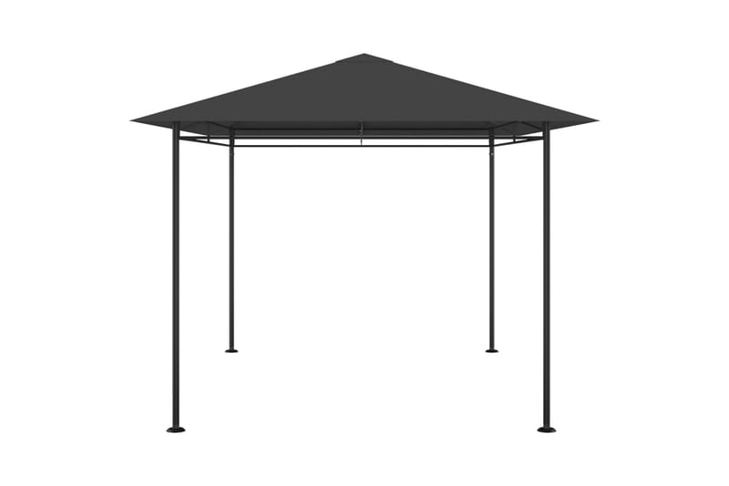 Huvimaja 4x3x2,7 m antrasiitti 180 g/m² - Antrasiitti - Puutarhakalusteet - Aurinkosuoja - Paviljonki