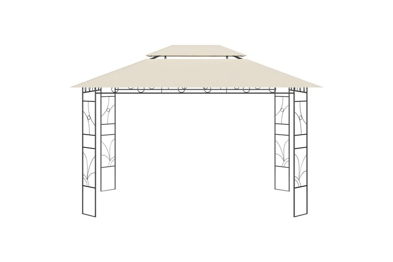 Huvimaja 4x3x2,7 m kerma 160 g/m² - Paviljonki - Kokonainen paviljonki