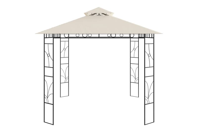 Huvimaja 4x3x2,7 m kerma 160 g/m² - Paviljonki - Kokonainen paviljonki