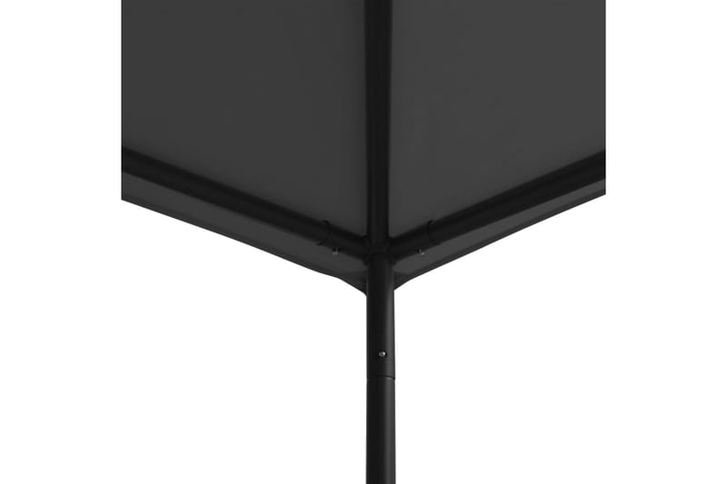 Huvimaja 4x4x2,7 m antrasiitti 180 g/m² - Antrasiitti - Puutarhakalusteet - Aurinkosuoja - Paviljonki