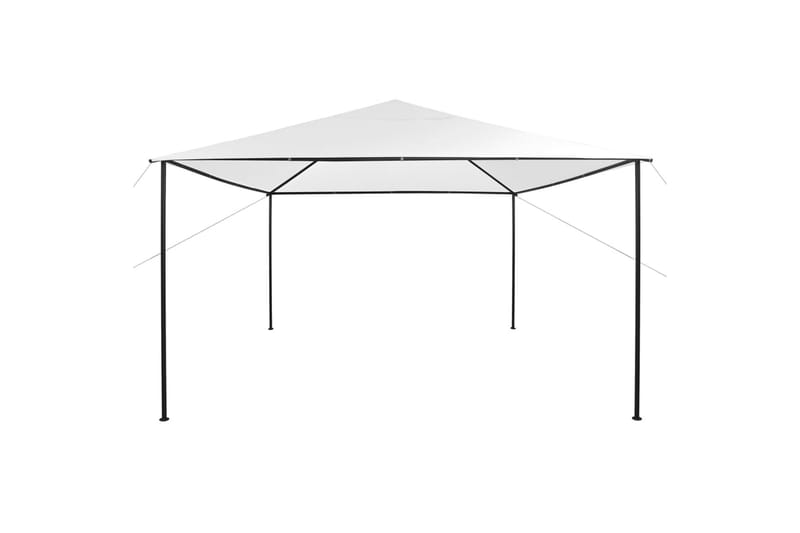 Huvimaja 4x4x2,7 m valkoinen 180 g/m² - Valkoinen - Puutarhakalusteet - Aurinkosuoja - Paviljonki