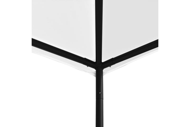 Huvimaja 4x4x2,7 m valkoinen 180 g/m² - Valkoinen - Puutarhakalusteet - Aurinkosuoja - Paviljonki