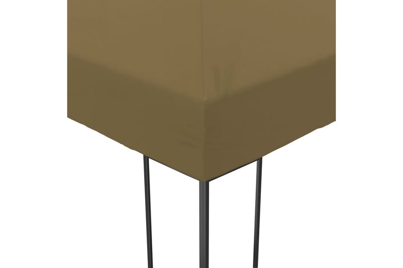 Huvimaja 6x3x2,7 m ruskeanharmaa 180 g/m² - Taupe - Puutarhakalusteet - Aurinkosuoja - Paviljonki