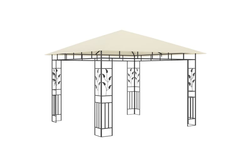 Huvimaja hyttysverkolla 3x3x2,73 m kerma 180 g/m² - Puutarhakalusteet - Aurinkosuoja - Paviljonki