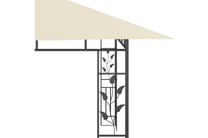 Huvimaja hyttysverkolla 4x3x2,73 m kerma 180 g/m² - Puutarhakalusteet - Aurinkosuoja - Paviljonki
