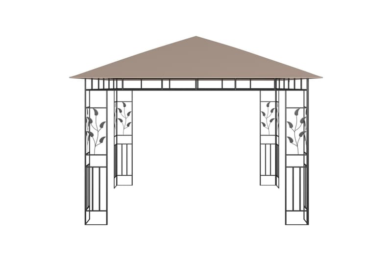 Huvimaja hyttysverkolla ja valonauhoilla 3x3x2,73 m - Paviljonki - Kokonainen paviljonki