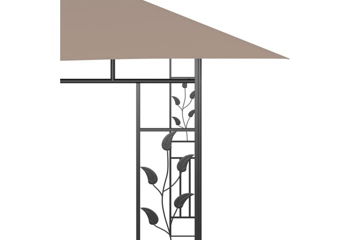 Huvimaja hyttysverkolla ja valonauhoilla 4x3x2,73 m - Paviljonki - Kokonainen paviljonki