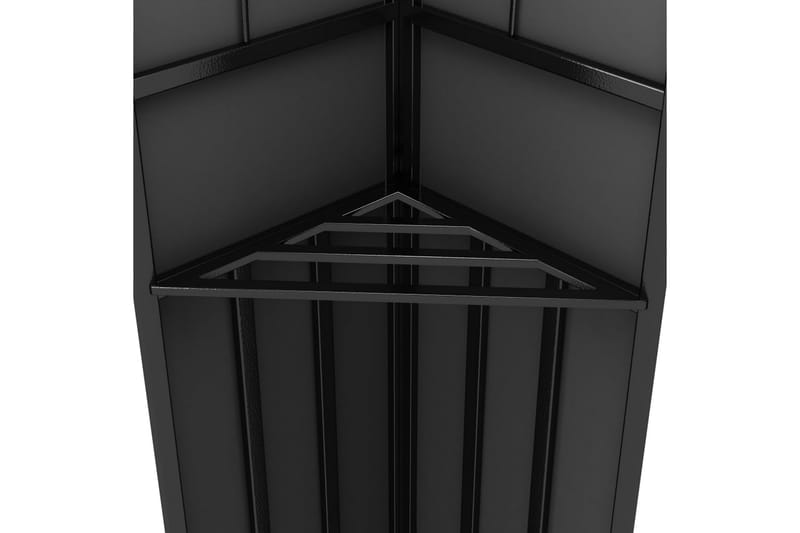 Huvimaja kaksoiskatolla 3x6 m antrasiitti - Antrasiitti - Puutarhakalusteet - Aurinkosuoja - Paviljonki