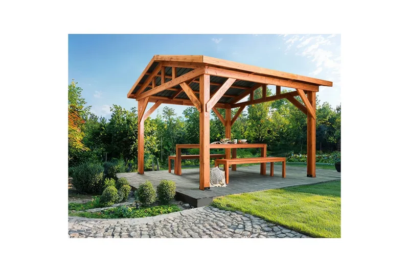 Huvimaja Secchia - Puutarhakalusteet - Aurinkosuoja - Paviljonki