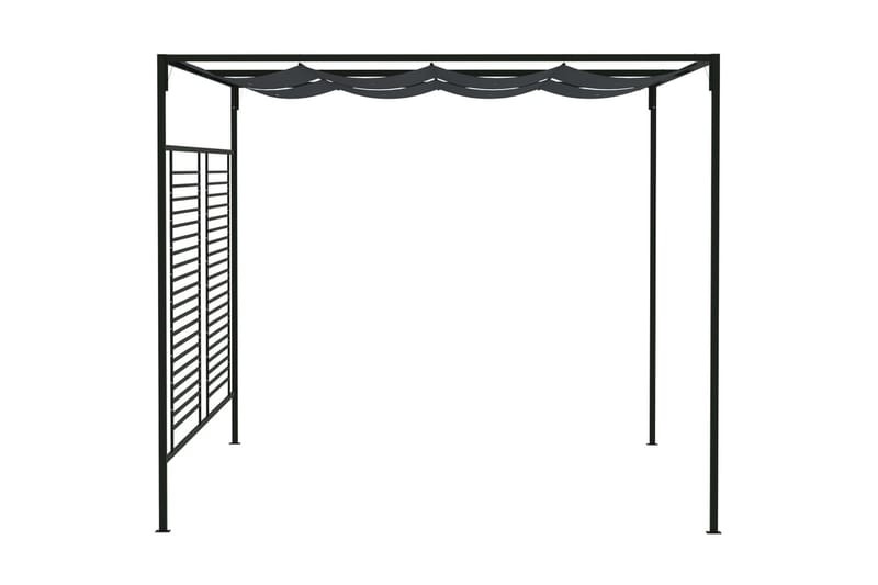 Huvimaja sisäänvedettävä katto 4x3x2,3 m 180 g/m² - Puutarhakalusteet - Aurinkosuoja - Paviljonki