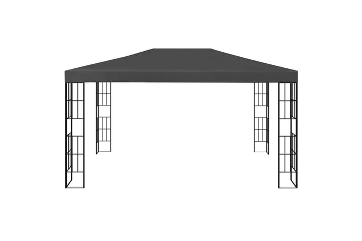 Huvimaja valonauhoilla 3x4 m antrasiitti - Paviljonki - Kokonainen paviljonki