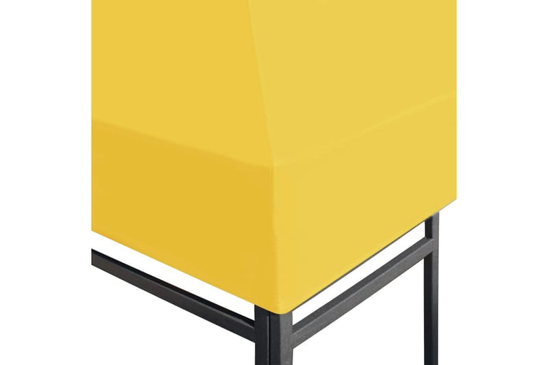 Huvimajan katto 270 g /mÂ² 3x3 m keltainen - Puutarhakalusteet - Aurinkosuoja - Paviljonki - Paviljongin katos