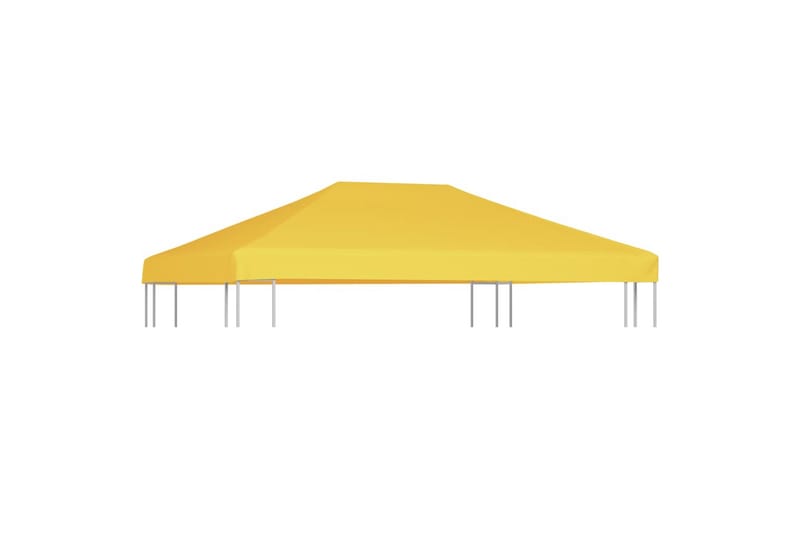 Huvimajan katto 270 g /mÂ² 4x3 m keltainen - Puutarhakalusteet - Aurinkosuoja - Paviljonki - Paviljongin katos