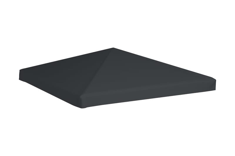 Huvimajan katto 310 g/m² 3x3 m harmaa - Harmaa - Puutarhakalusteet - Aurinkosuoja - Paviljonki - Paviljongin katos