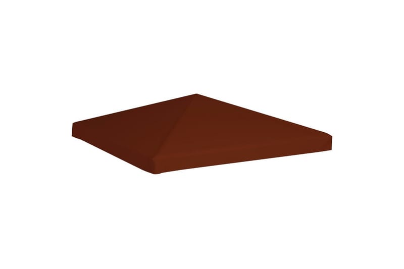 Huvimajan katto 310 g/m² 3x3 m terrakotta - Punainen - Puutarhakalusteet - Aurinkosuoja - Paviljonki - Paviljongin katos