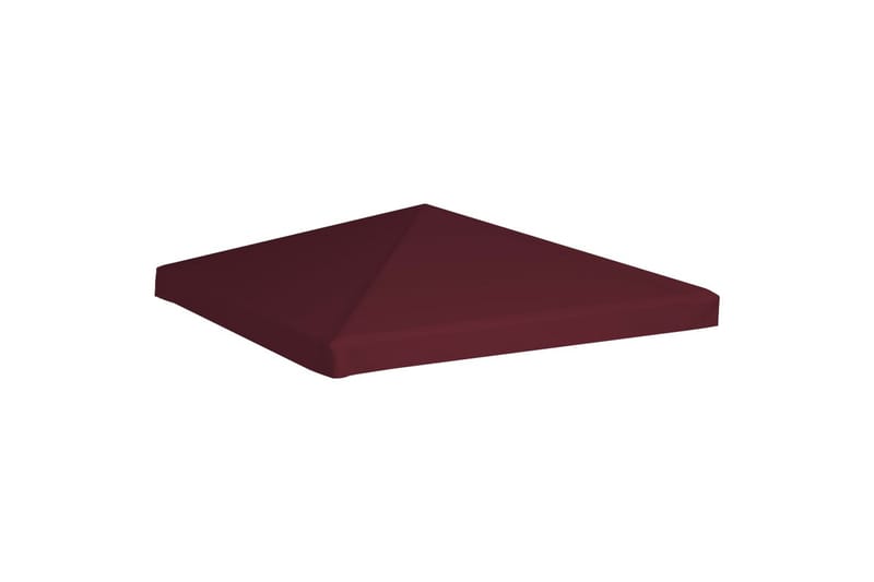 Huvimajan katto 310 g/m² 3x3 m viininpunainen - Punainen - Puutarhakalusteet - Aurinkosuoja - Paviljonki - Paviljongin katos