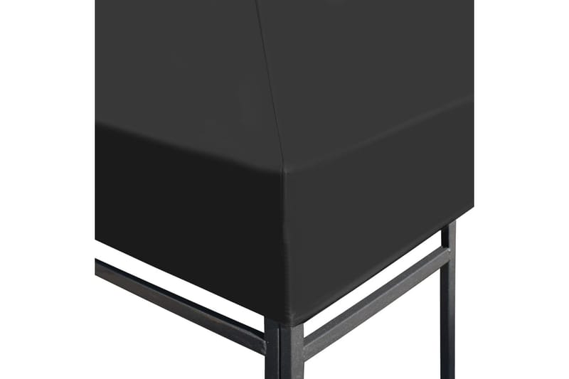 Huvimajan katto 310 g/m² 4x3 m harmaa - Harmaa - Puutarhakalusteet - Aurinkosuoja - Paviljonki - Paviljongin katos