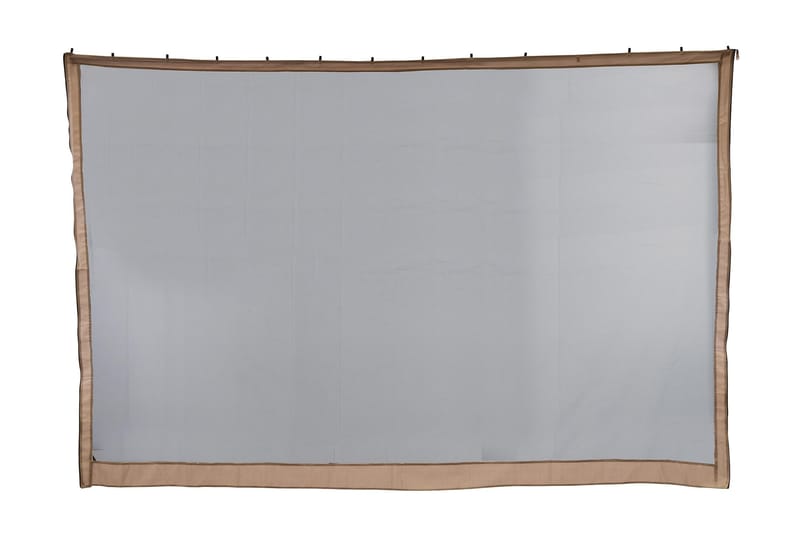 Hyttysverkko de Luxe -paviljonkiin 4 kpl Beige, 300x300 cm