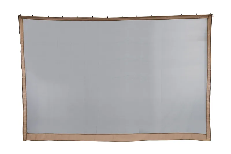 Hyttysverkko de Luxe -paviljonkiin 4 kpl Beige, 300x300 cm