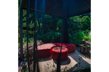 Hyttysverkot Huvimajaan Mirador 300x300 cm 4 kpl Musta - Puutarhakalusteet - Aurinkosuoja - Paviljonki