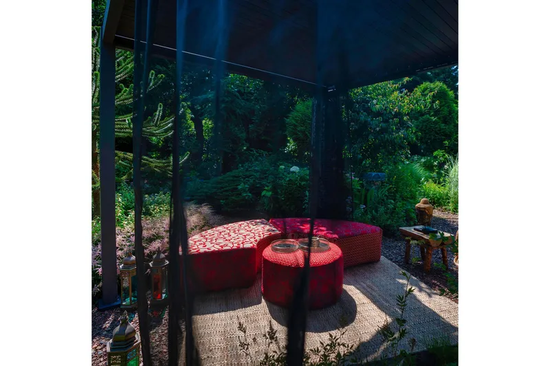 Hyttysverkot Huvimajaan Mirador 300x300 cm 4 kpl Musta - Puutarhakalusteet - Aurinkosuoja - Paviljonki