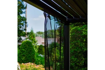 Hyttysverkot Huvimajaan Mirador 4 kpl Musta - Puutarhakalusteet - Aurinkosuoja - Paviljonki