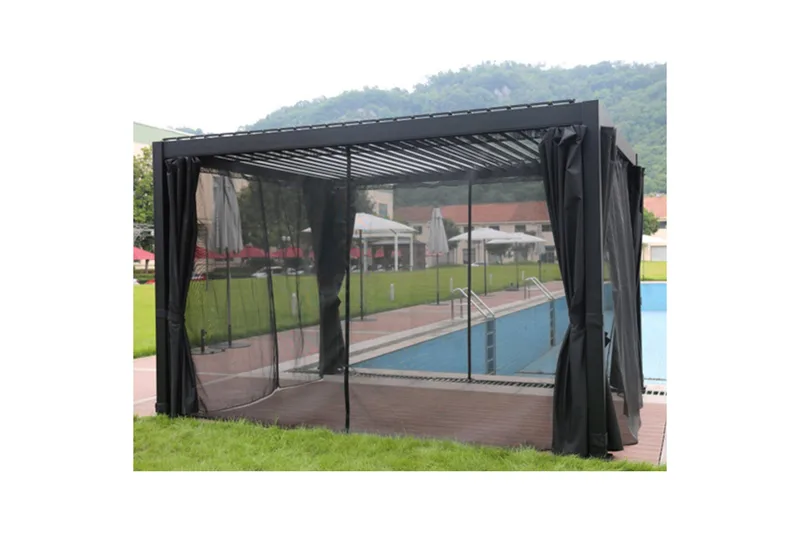 Hyttysverkot Huvimajaan Mirador 4 kpl Musta, undefined