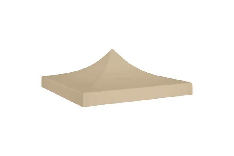 Juhlateltan katto 3x3 m beige 270 g/m² - Beige - Paviljongin katos - Paviljonki