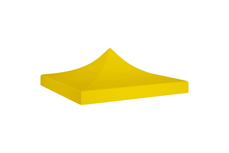 Juhlateltan katto 3x3 m keltainen 270 g/m² - Keltainen - Puutarhakalusteet - Aurinkosuoja - Paviljonki - Paviljongin katos