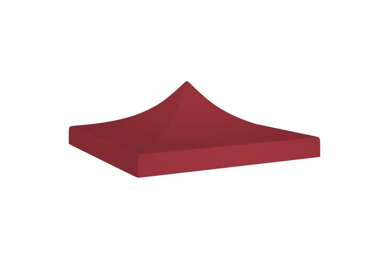 Juhlateltan katto 3x3 m viininpunainen 270 g/m² - Punainen - Puutarhakalusteet - Aurinkosuoja - Paviljonki - Paviljongin katos