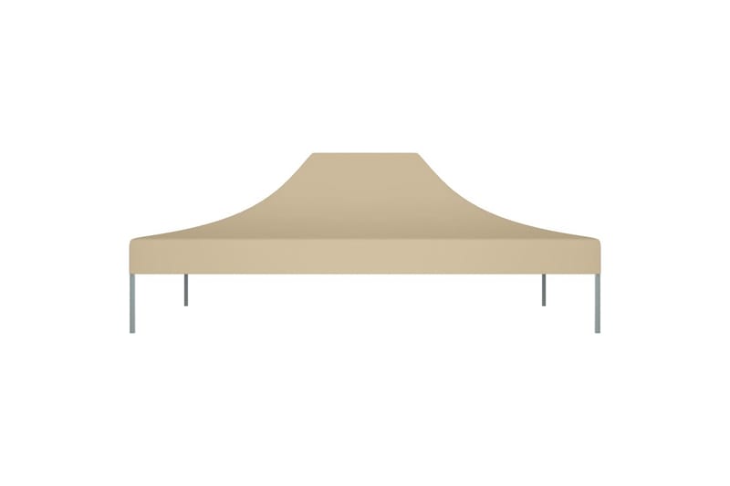 Juhlateltan katto 4,5x3 m beige 270 g/m² - Beige - Puutarhakalusteet - Aurinkosuoja - Paviljonki - Paviljongin katos