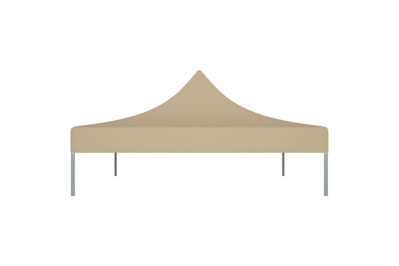Juhlateltan katto 4,5x3 m beige 270 g/m² - Beige - Puutarhakalusteet - Aurinkosuoja - Paviljonki - Paviljongin katos