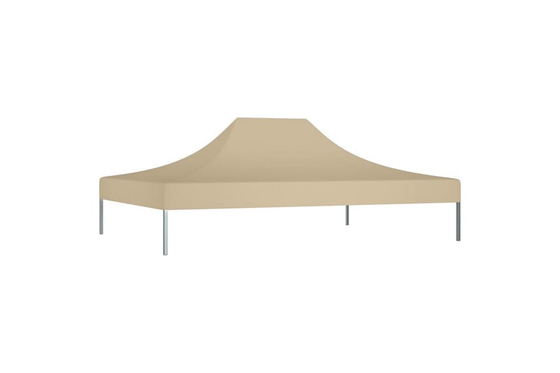 Juhlateltan katto 4x3 m beige 270 g/m² - Beige - Puutarhakalusteet - Aurinkosuoja - Paviljonki - Paviljongin katos