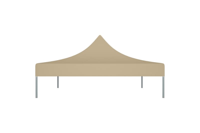 Juhlateltan katto 4x3 m beige 270 g/m² - Beige - Puutarhakalusteet - Aurinkosuoja - Paviljonki - Paviljongin katos