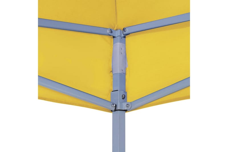 Juhlateltan katto 4x3 m keltainen 270 g/m² - Keltainen - Puutarhakalusteet - Aurinkosuoja - Paviljonki - Paviljongin katos