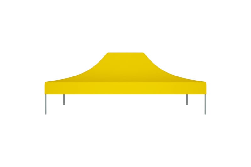 Juhlateltan katto 4x3 m keltainen 270 g/m² - Keltainen - Puutarhakalusteet - Aurinkosuoja - Paviljonki - Paviljongin katos