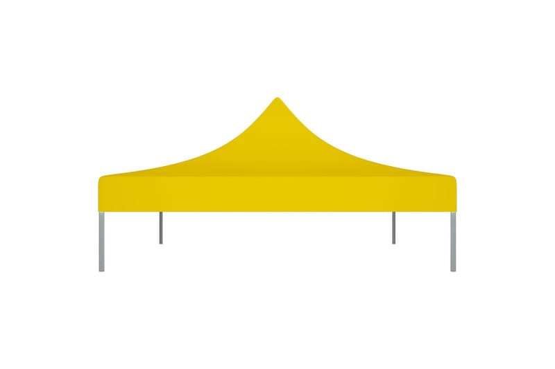 Juhlateltan katto 4x3 m keltainen 270 g/m² - Keltainen - Puutarhakalusteet - Aurinkosuoja - Paviljonki - Paviljongin katos