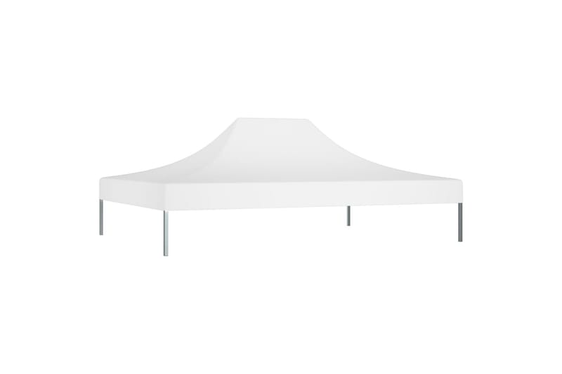 Juhlateltan katto 4x3 m valkoinen 270 g/m² - Valkoinen - Puutarhakalusteet - Aurinkosuoja - Paviljonki - Paviljongin katos