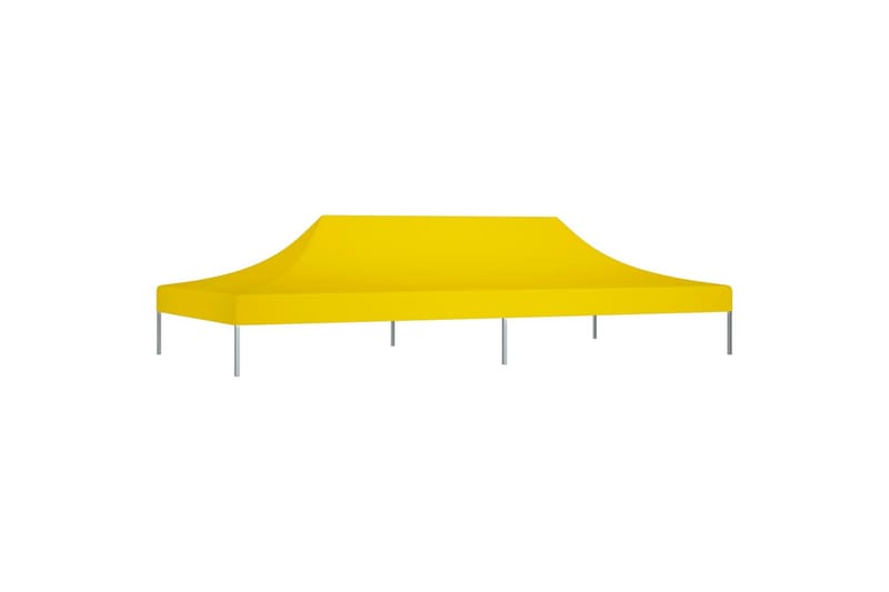 Juhlateltan katto 6x3 m keltainen 270 g/m² - Keltainen - Puutarhakalusteet - Aurinkosuoja - Paviljonki - Paviljongin katos