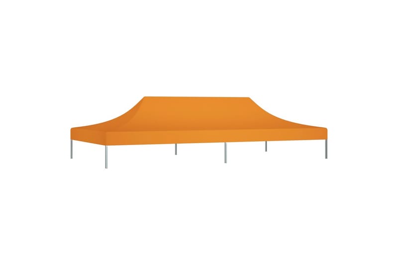 Juhlateltan katto 6x3 m oranssi 270 g/m² - Oranssi - Puutarhakalusteet - Aurinkosuoja - Paviljonki - Paviljongin katos