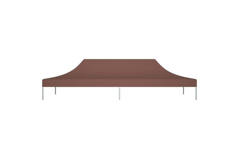 Juhlateltan katto 6x3 m ruskea 270 g/m² - Ruskea - Puutarhakalusteet - Aurinkosuoja - Paviljonki - Paviljongin katos
