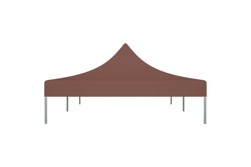 Juhlateltan katto 6x3 m ruskea 270 g/m² - Ruskea - Puutarhakalusteet - Aurinkosuoja - Paviljonki - Paviljongin katos