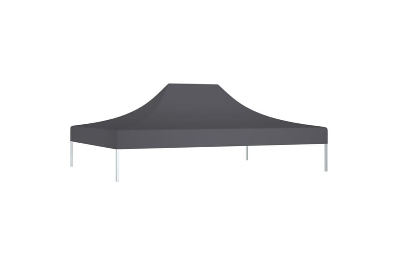 Juhlateltan katto4x3 m antrasiitti 270 g/m² - Antrasiitti - Puutarhakalusteet - Aurinkosuoja - Paviljonki - Paviljongin katos