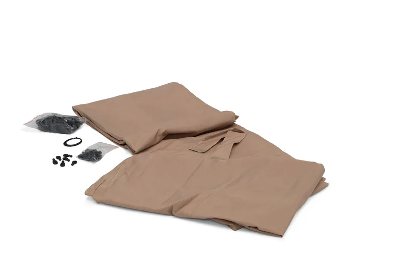 Paviljongin seinät Hillerstorp Luxor 300 x 300 cm - Beige - Puutarhakalusteet - Aurinkosuoja - Paviljonki