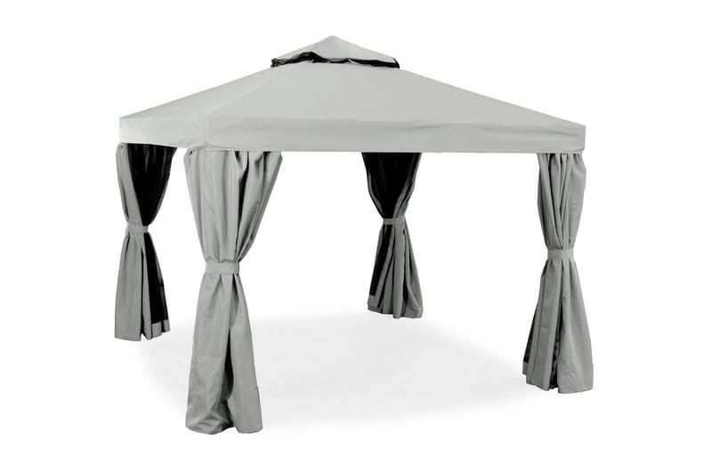Paviljonki Luxor 300x300 cm Harmaa, Hillerstorp