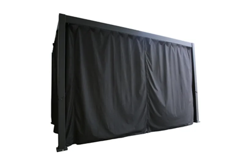 Paviljonki Mirador 3x3x2,5m verhoilla Tummanharmaa - Puutarhakalusteet - Aurinkosuoja - Paviljonki