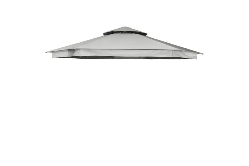 Paviljonkikatos Hillerstorp Luxor Ø400 cm Harmaa, Harmaa