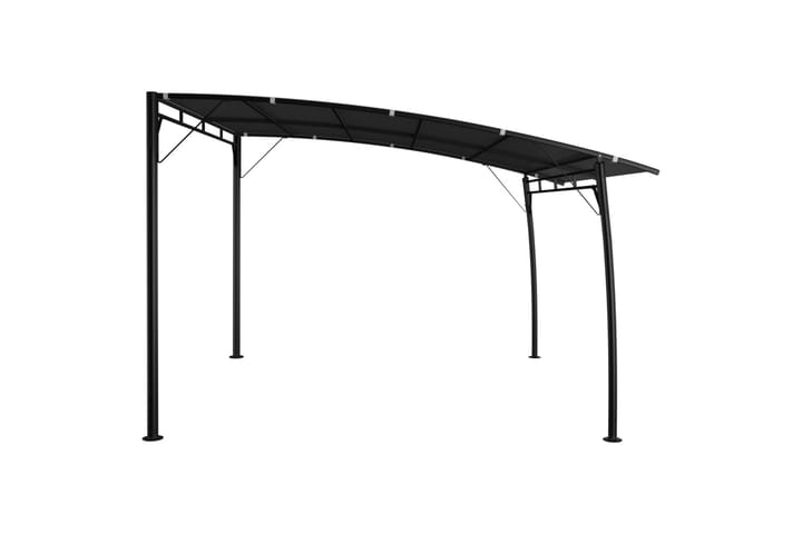 Puutarhan aurinkokatos 3x3x2,25 m antrasiitti - Paviljonki - Kokonainen paviljonki