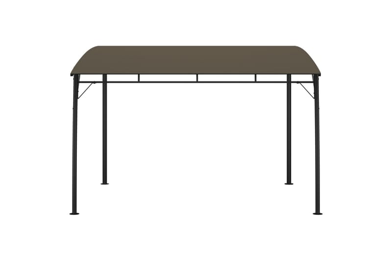 Puutarhan aurinkokatos 3x3x2,25 m harmaanruskea - Taupe - Puutarhakalusteet - Aurinkosuoja - Paviljonki