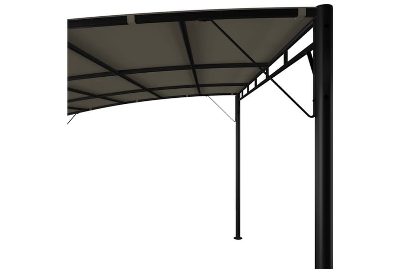 Puutarhan aurinkokatos 4x3x2,25 m harmaanruskea - Taupe - Puutarhakalusteet - Aurinkosuoja - Paviljonki